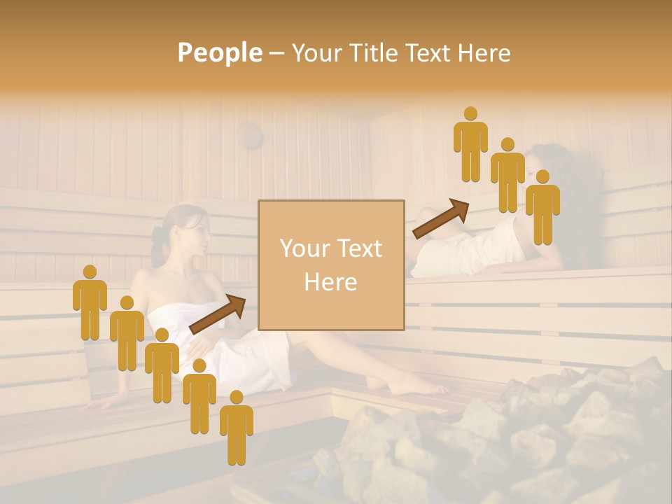 Female Relaxation Health PowerPoint Template