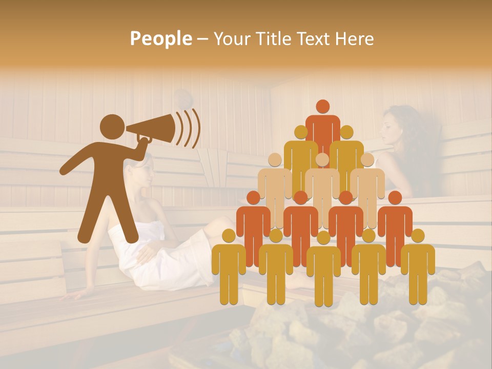 Female Relaxation Health PowerPoint Template