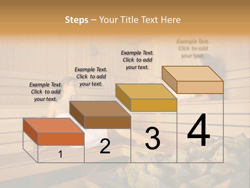 Female Relaxation Health PowerPoint Template