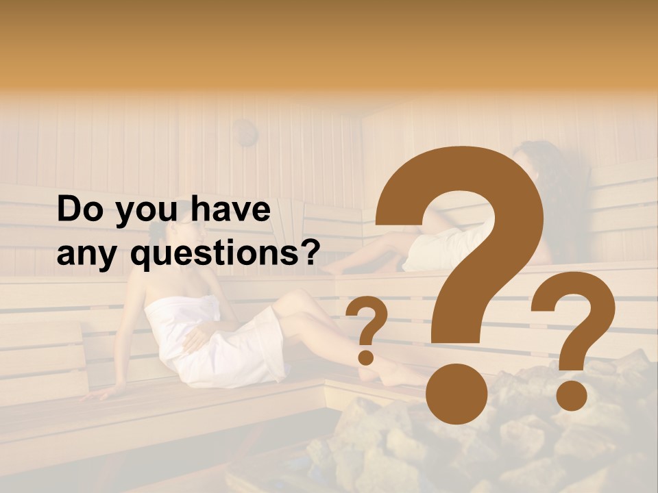 Female Relaxation Health PowerPoint Template