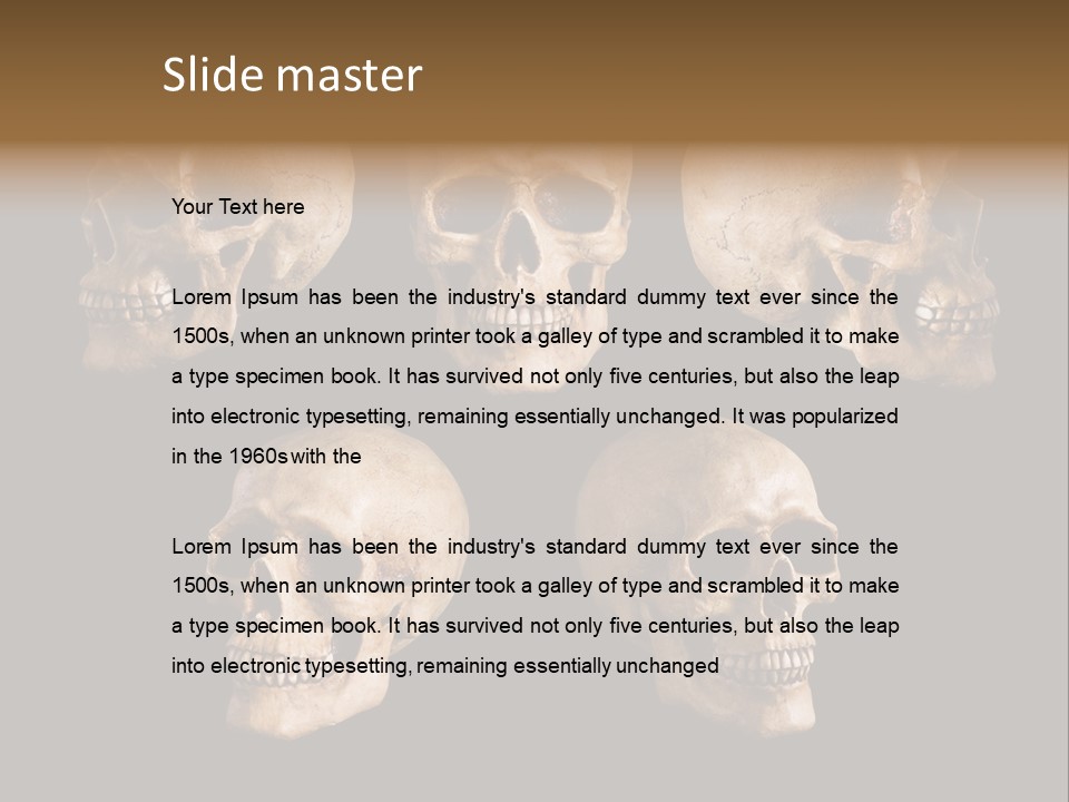 Background Person Head PowerPoint Template