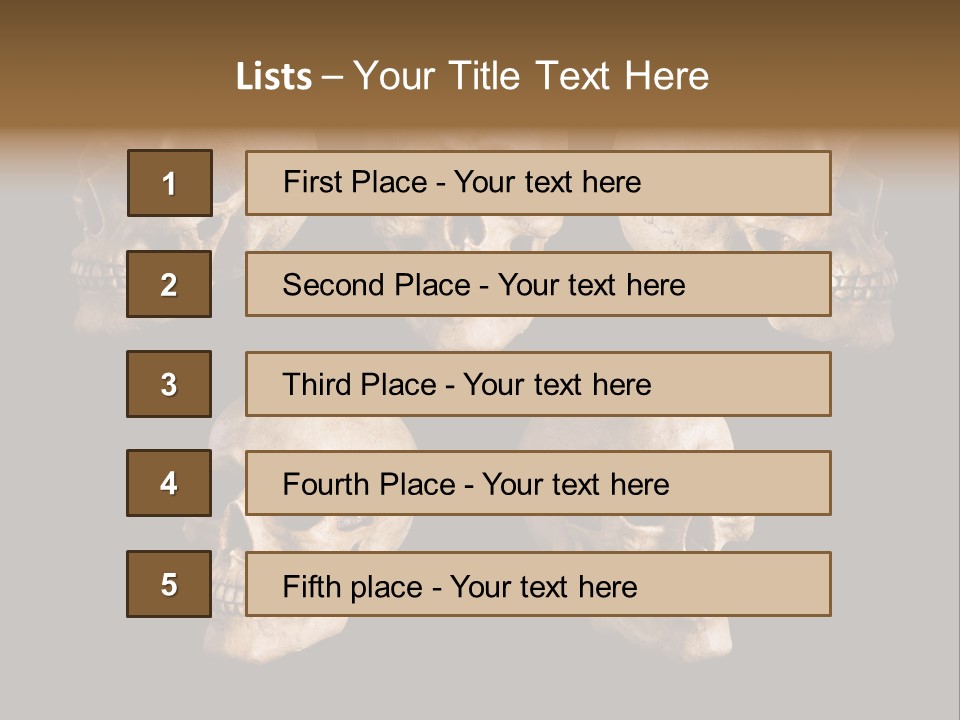 Background Person Head PowerPoint Template