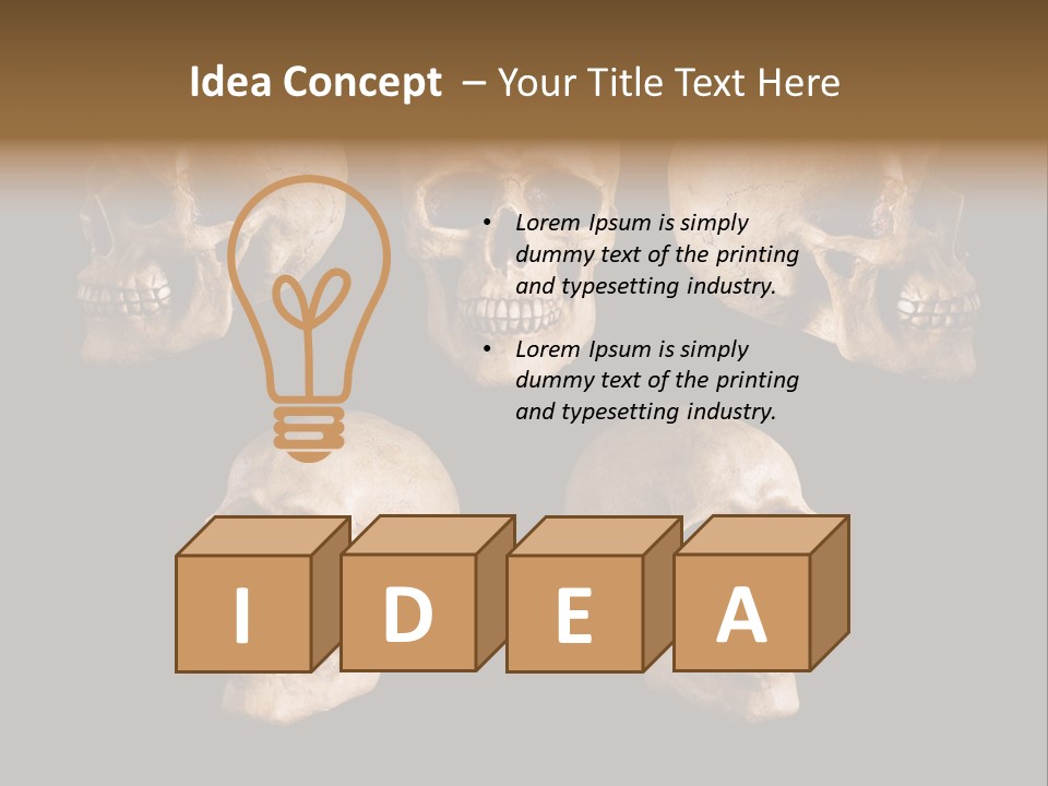 Background Person Head PowerPoint Template