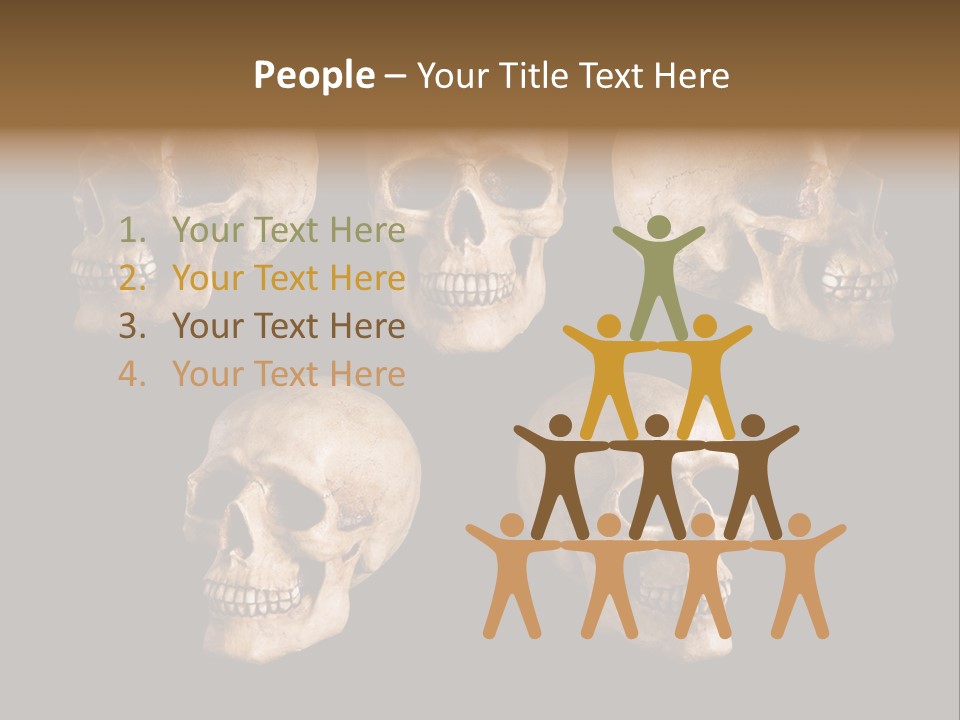 Background Person Head PowerPoint Template