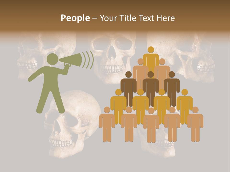 Background Person Head PowerPoint Template