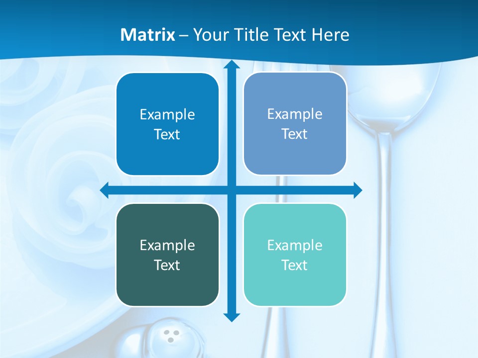 Table Fork Shaker PowerPoint Template