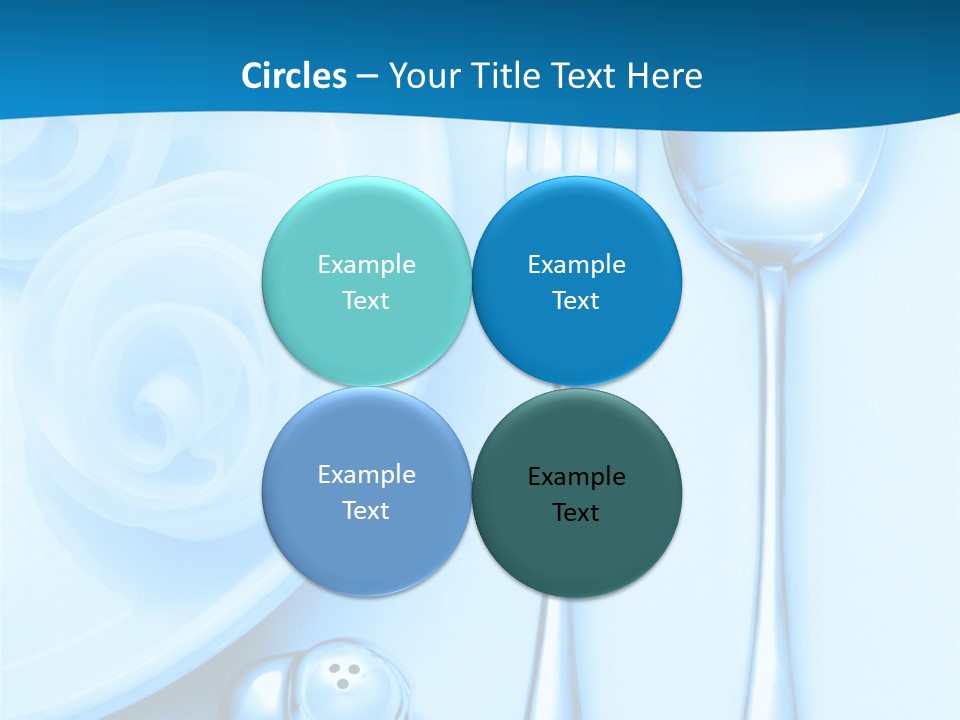 Table Fork Shaker PowerPoint Template