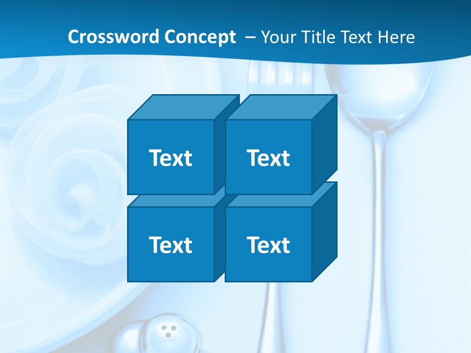 Table Fork Shaker PowerPoint Template