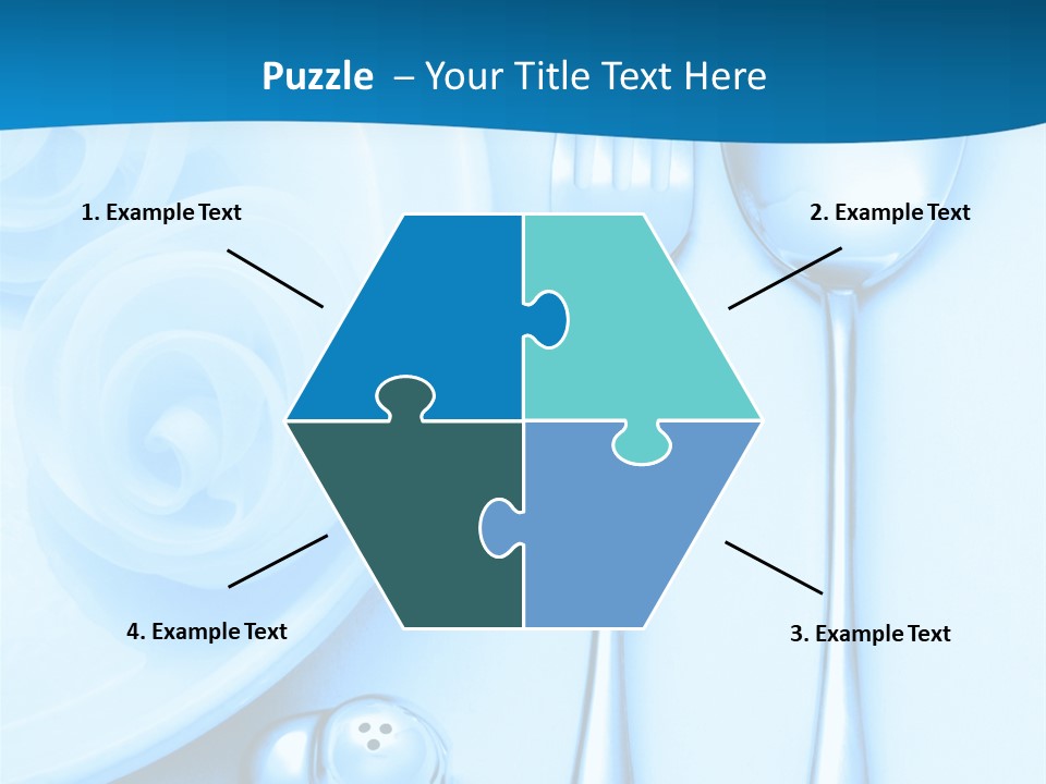 Table Fork Shaker PowerPoint Template