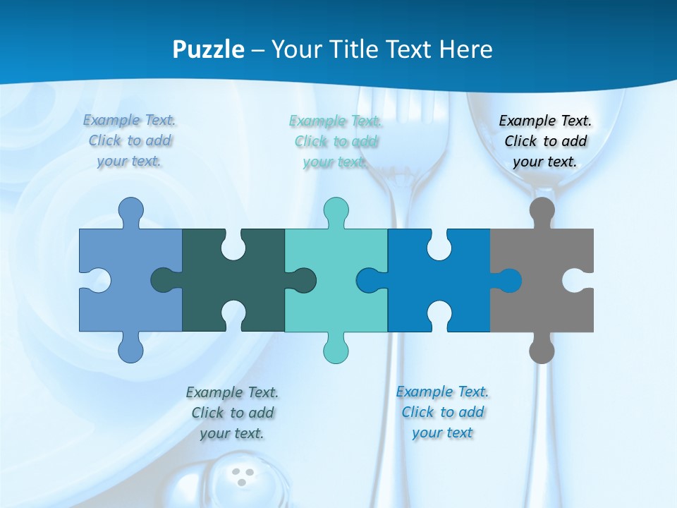 Table Fork Shaker PowerPoint Template