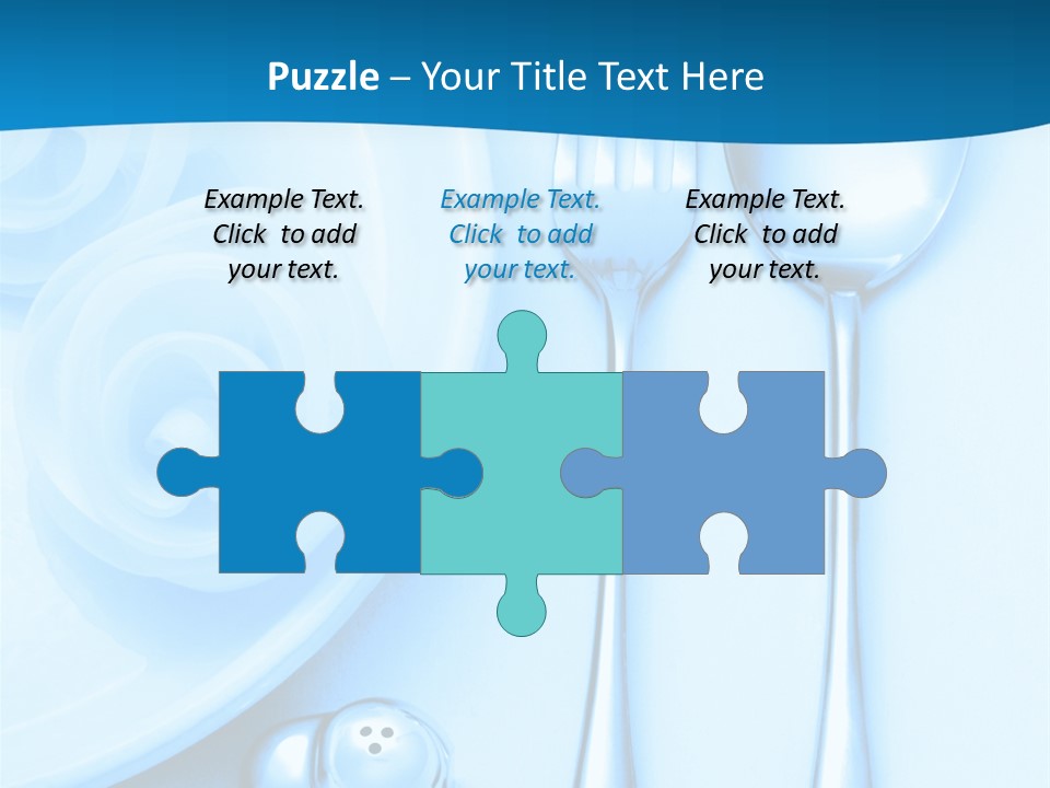 Table Fork Shaker PowerPoint Template