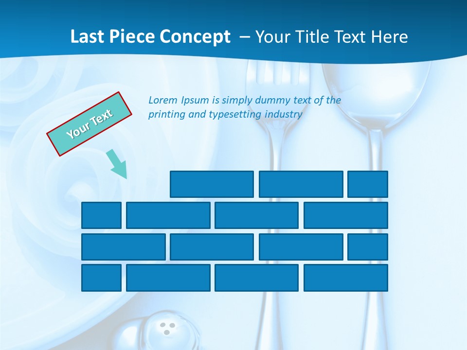 Table Fork Shaker PowerPoint Template