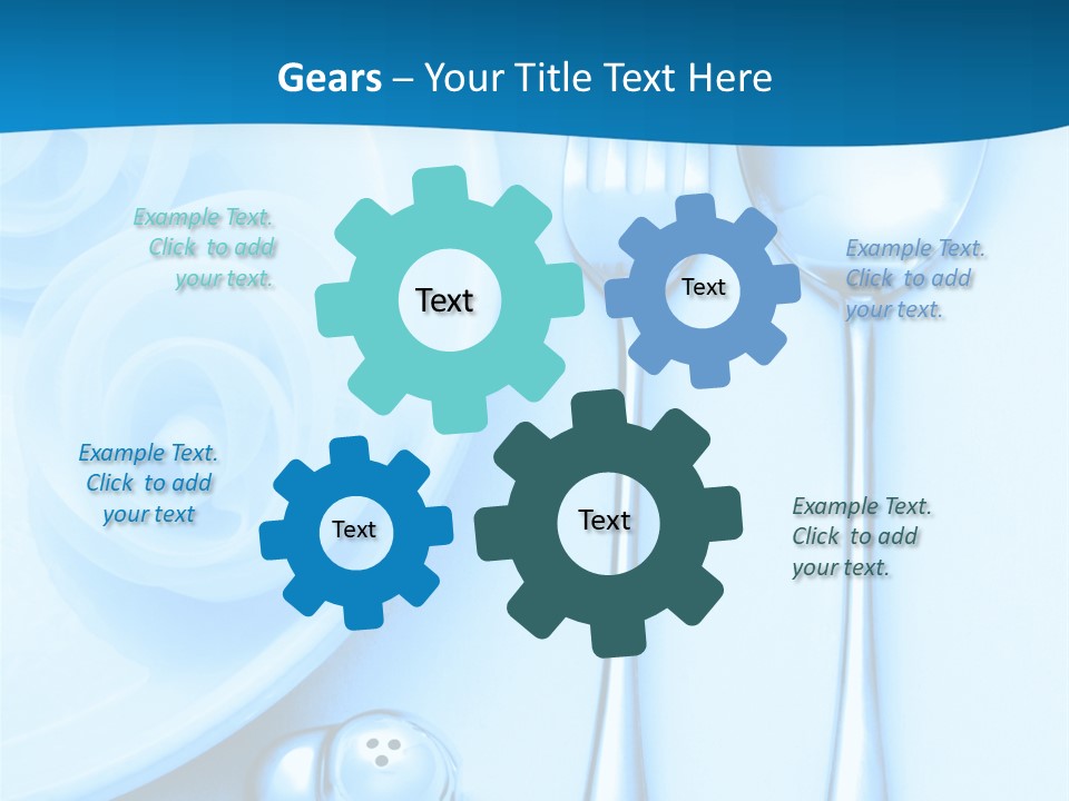 Table Fork Shaker PowerPoint Template