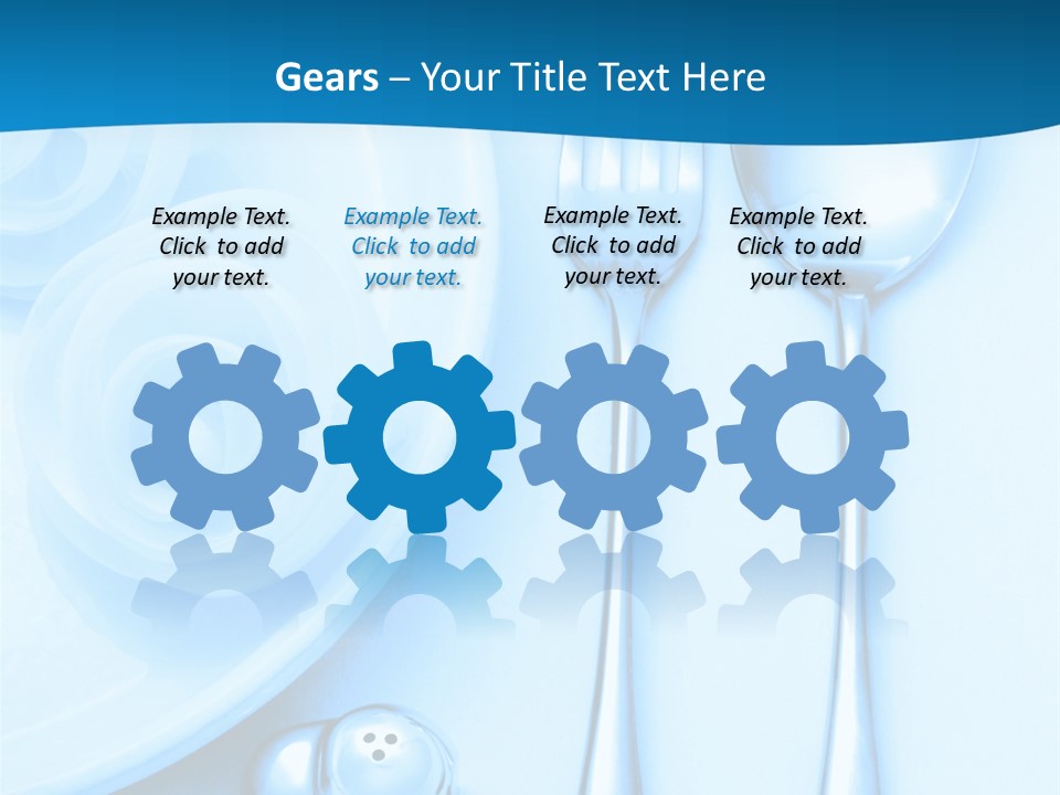 Table Fork Shaker PowerPoint Template