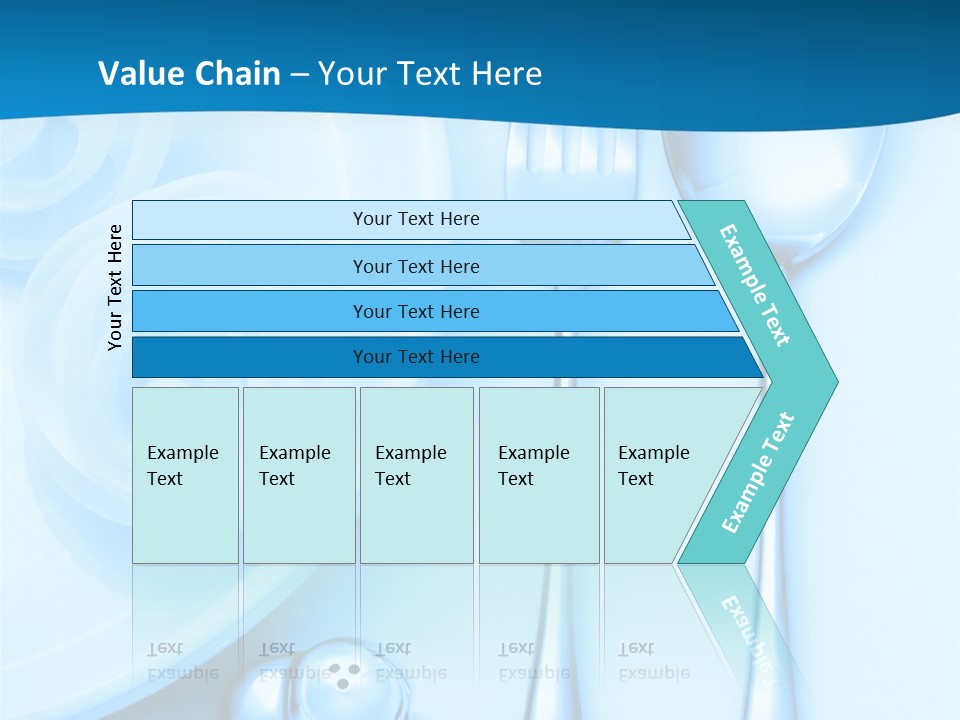 Table Fork Shaker PowerPoint Template