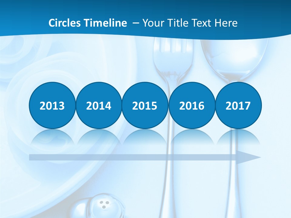 Table Fork Shaker PowerPoint Template