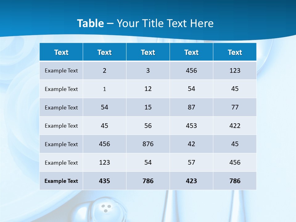 Table Fork Shaker PowerPoint Template