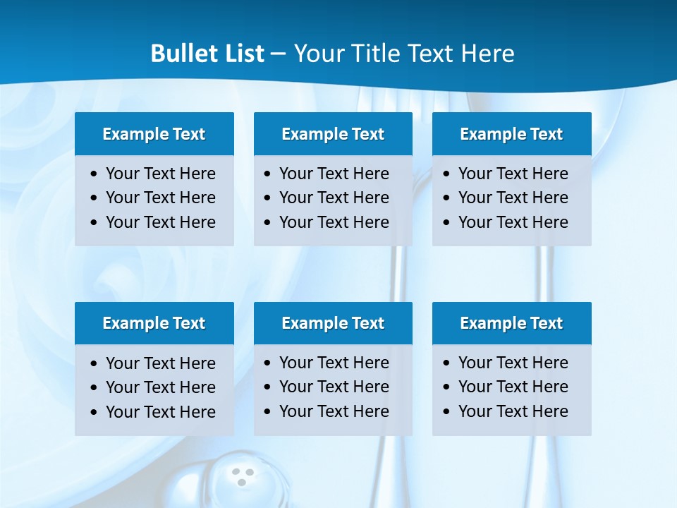 Table Fork Shaker PowerPoint Template