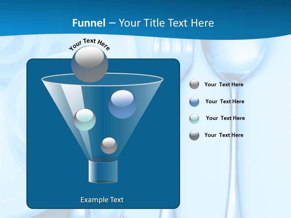 Table Fork Shaker PowerPoint Template