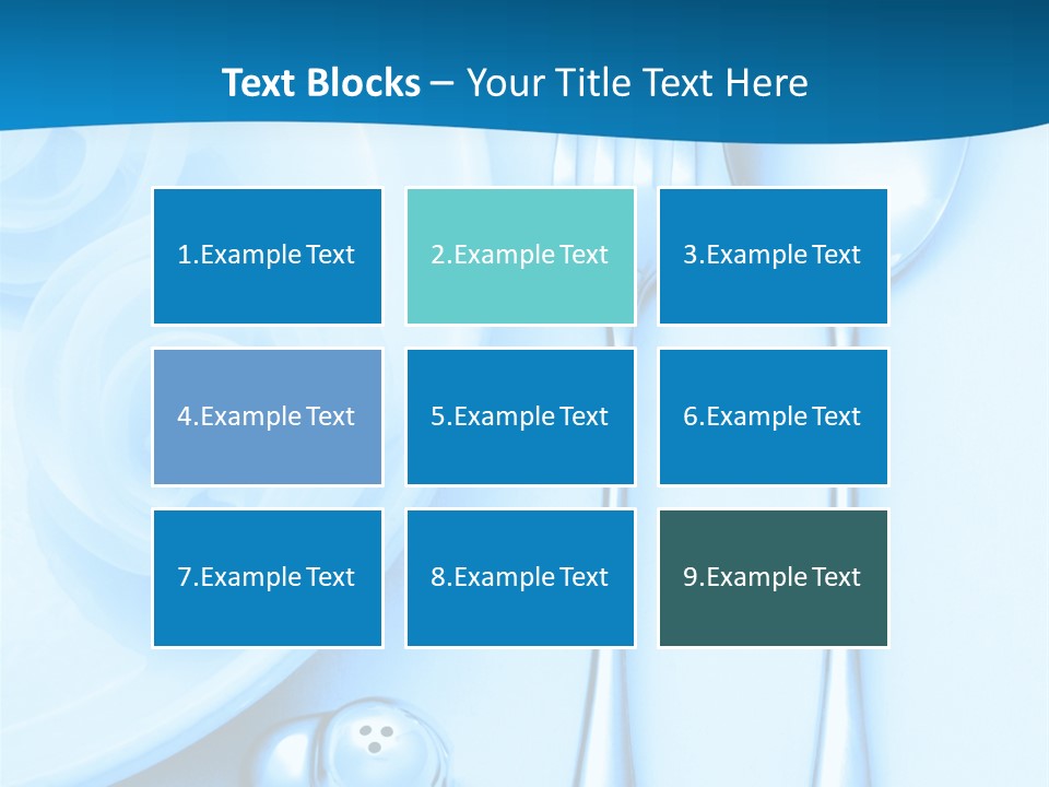 Table Fork Shaker PowerPoint Template