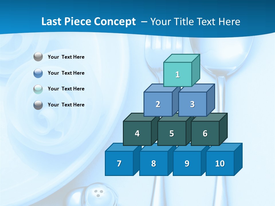 Table Fork Shaker PowerPoint Template