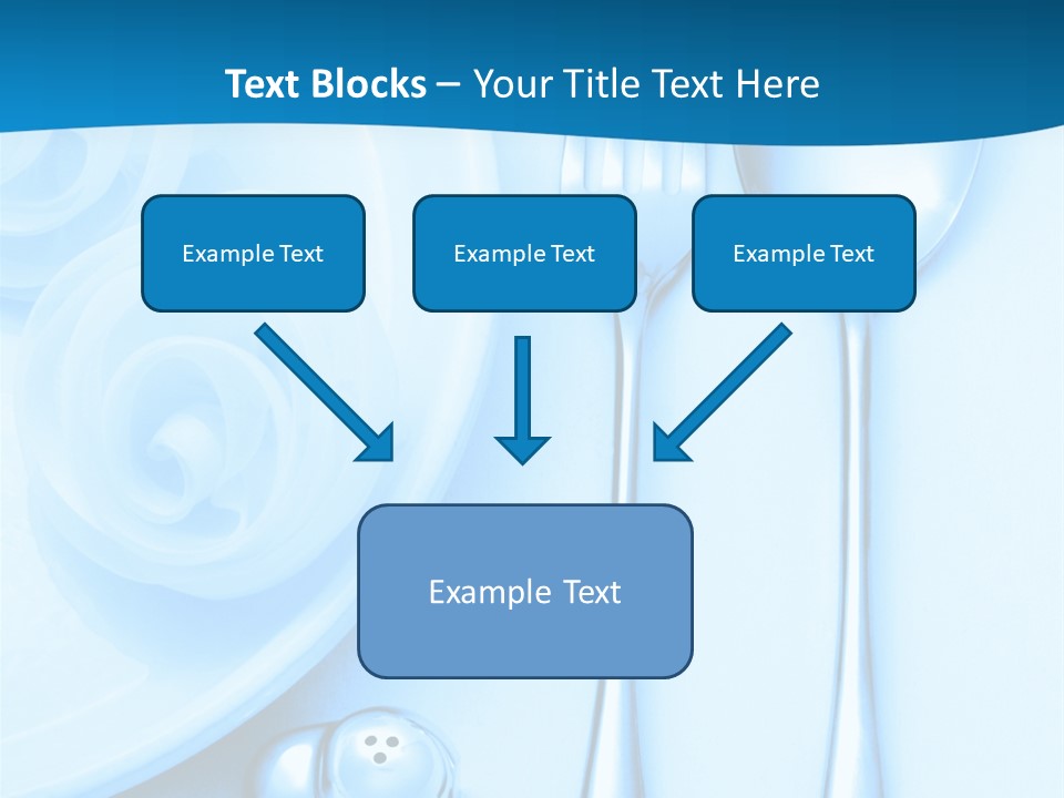 Table Fork Shaker PowerPoint Template