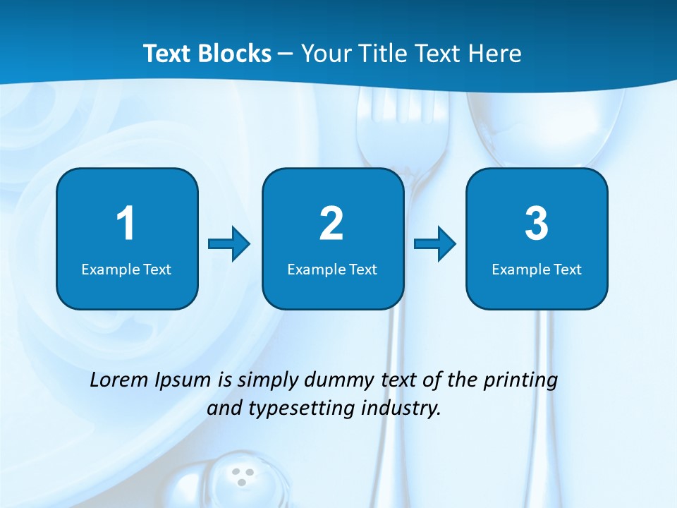 Table Fork Shaker PowerPoint Template