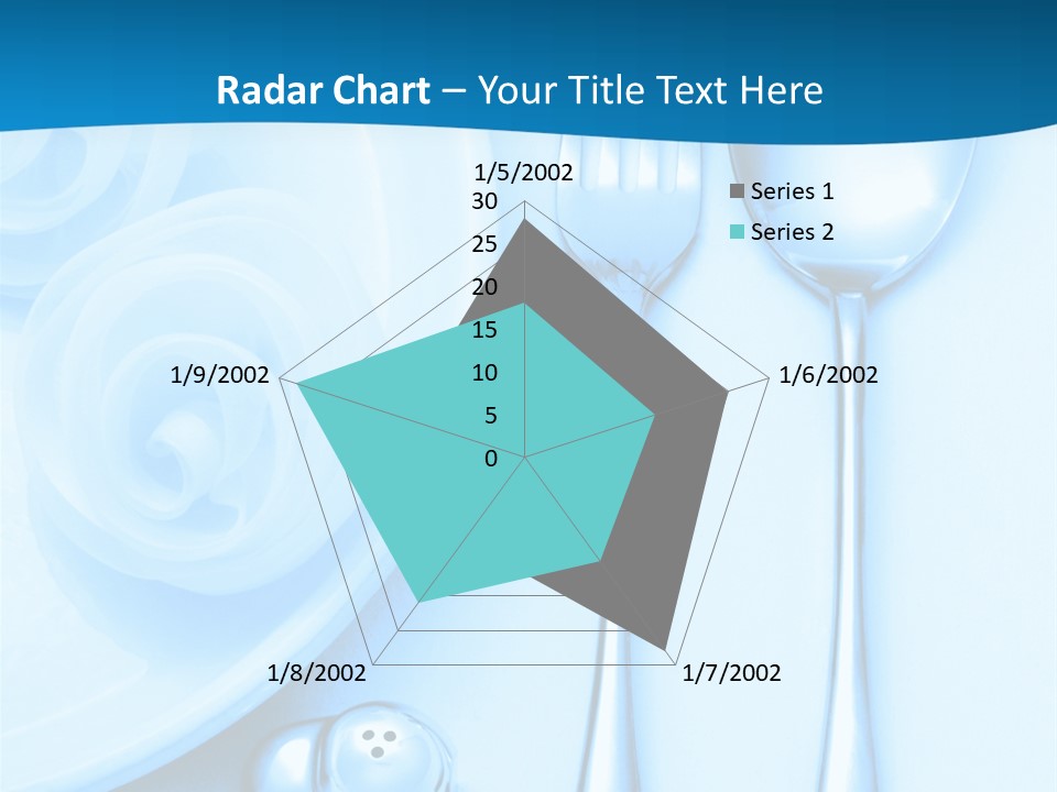 Table Fork Shaker PowerPoint Template