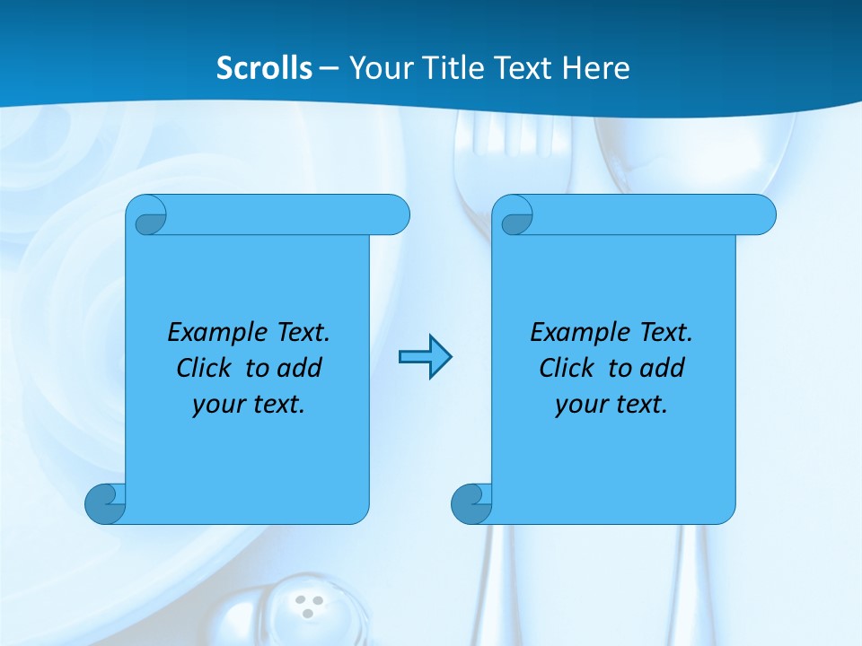Table Fork Shaker PowerPoint Template