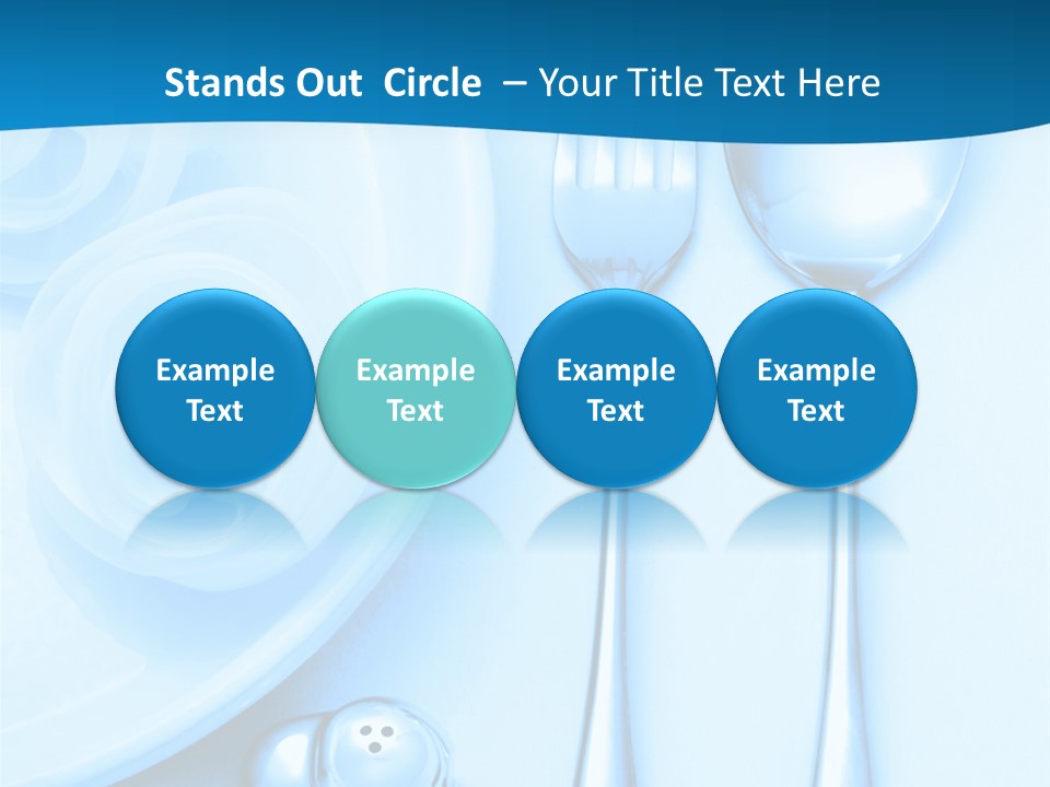Table Fork Shaker PowerPoint Template