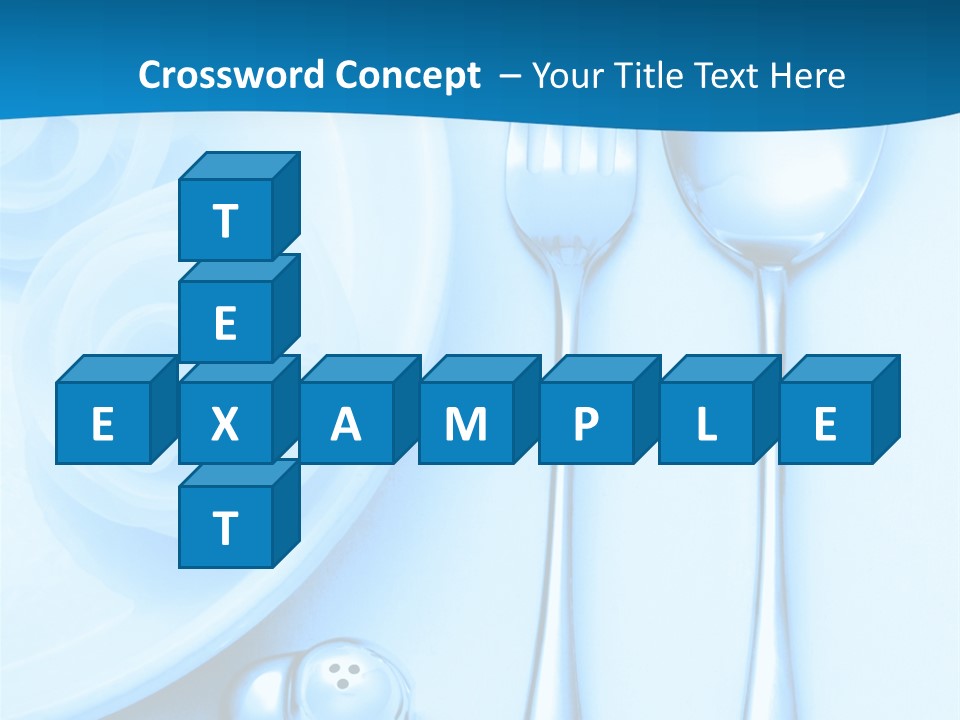 Table Fork Shaker PowerPoint Template