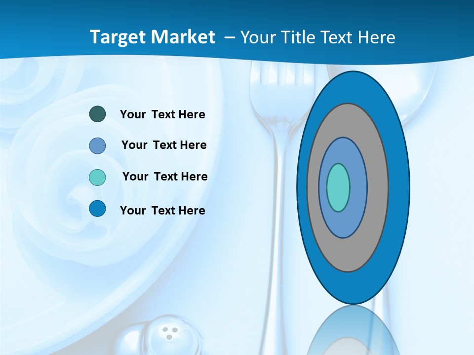 Table Fork Shaker PowerPoint Template