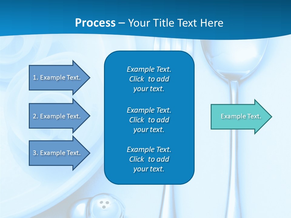Table Fork Shaker PowerPoint Template