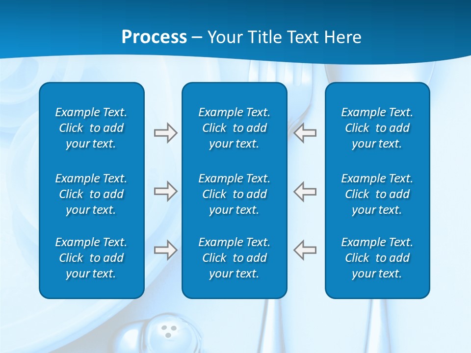 Table Fork Shaker PowerPoint Template