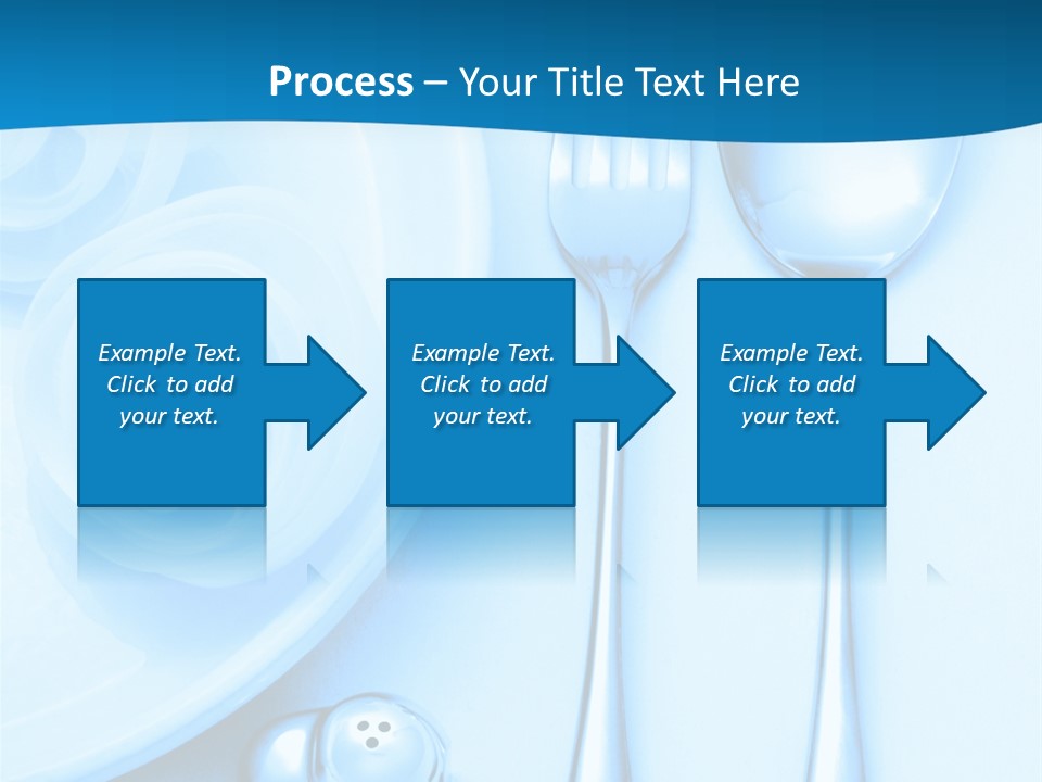Table Fork Shaker PowerPoint Template