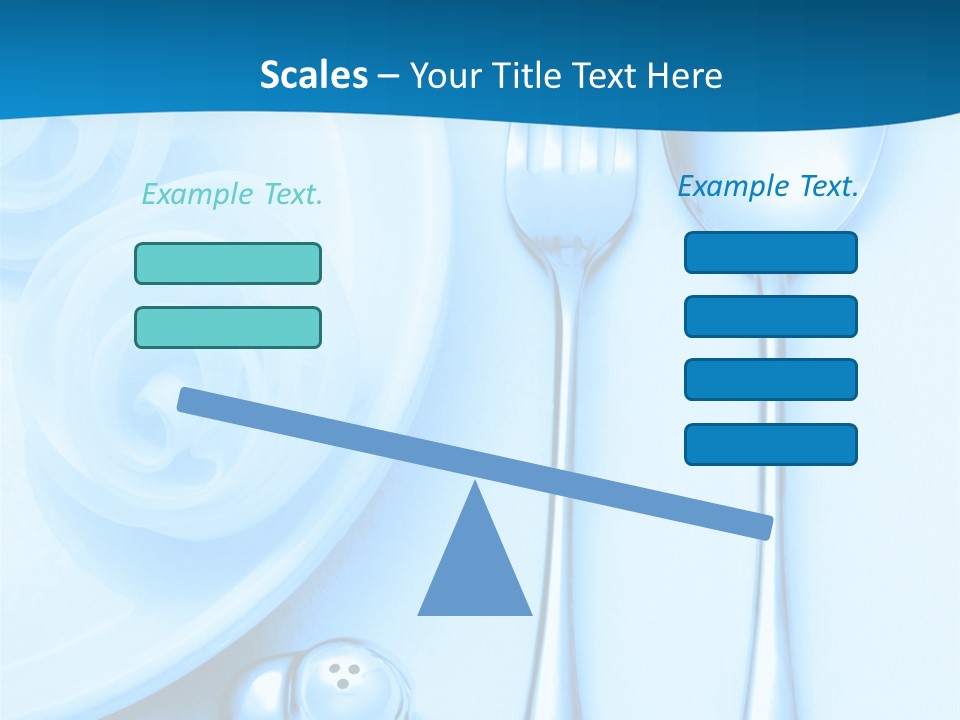 Table Fork Shaker PowerPoint Template