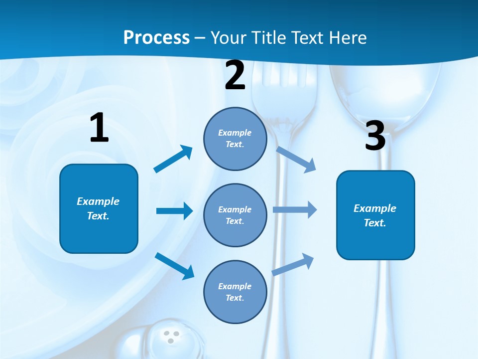 Table Fork Shaker PowerPoint Template