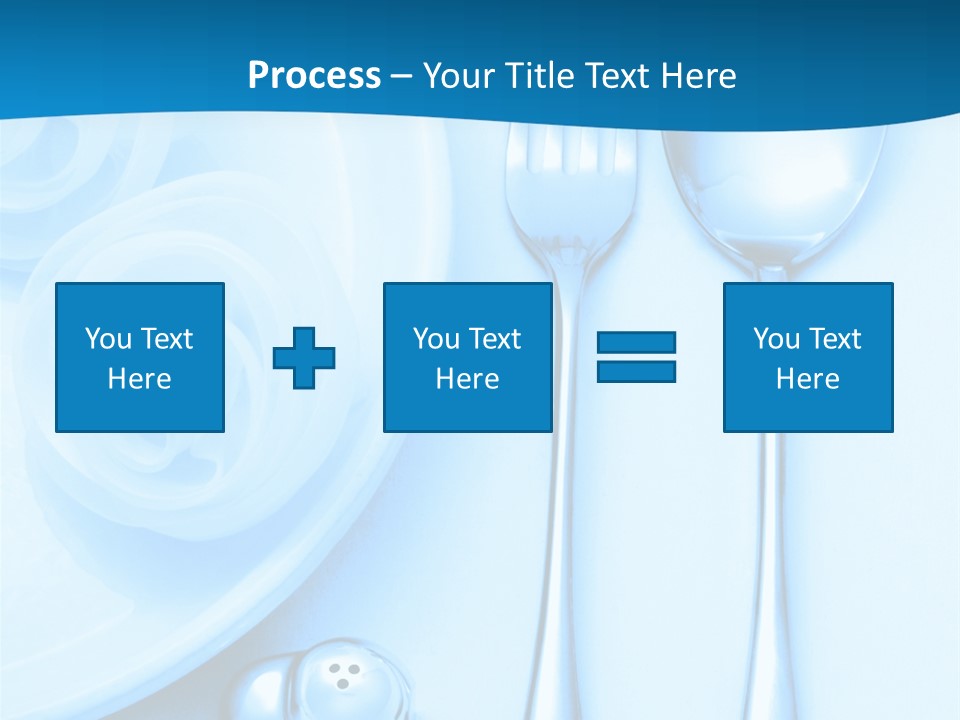 Table Fork Shaker PowerPoint Template