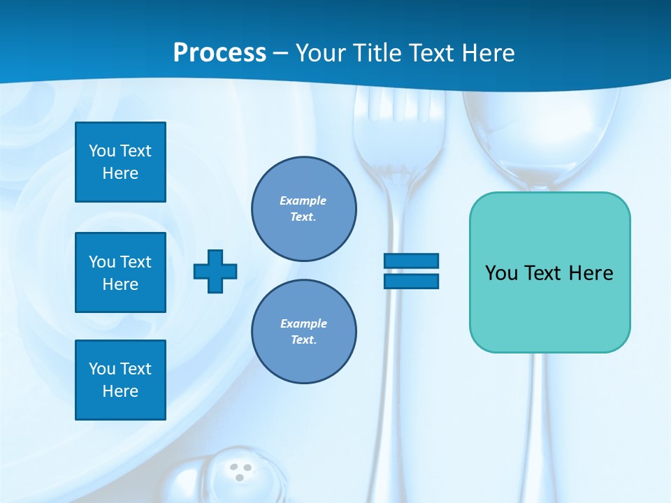 Table Fork Shaker PowerPoint Template