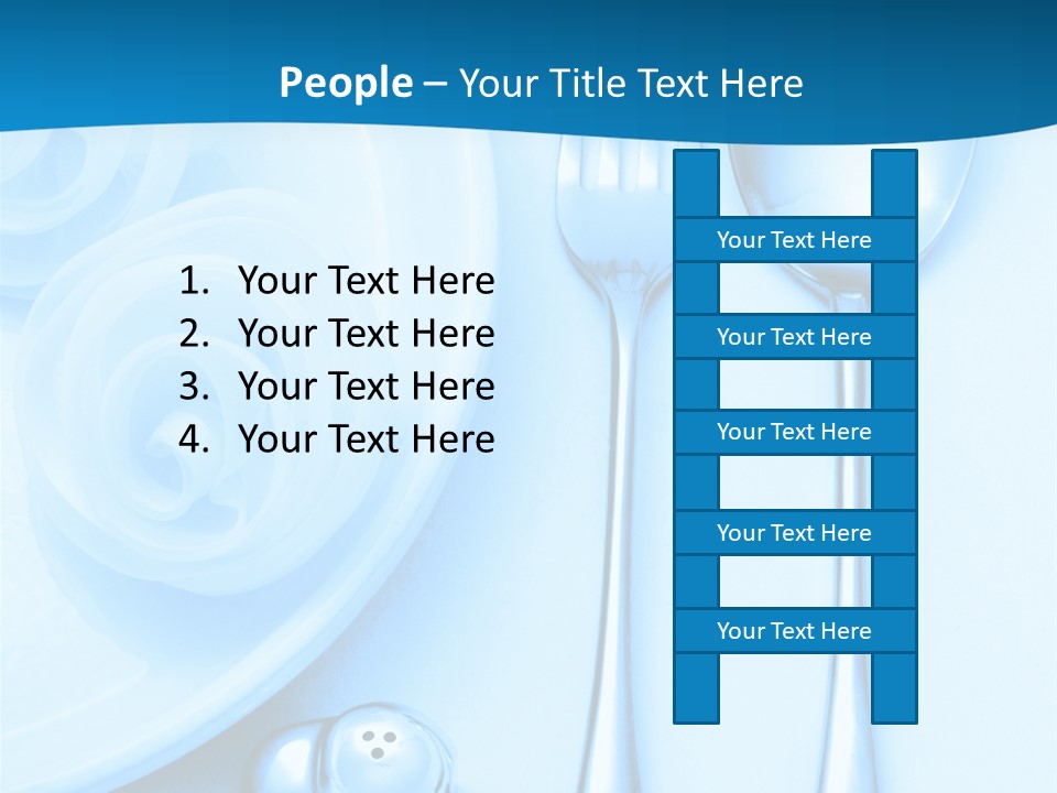 Table Fork Shaker PowerPoint Template