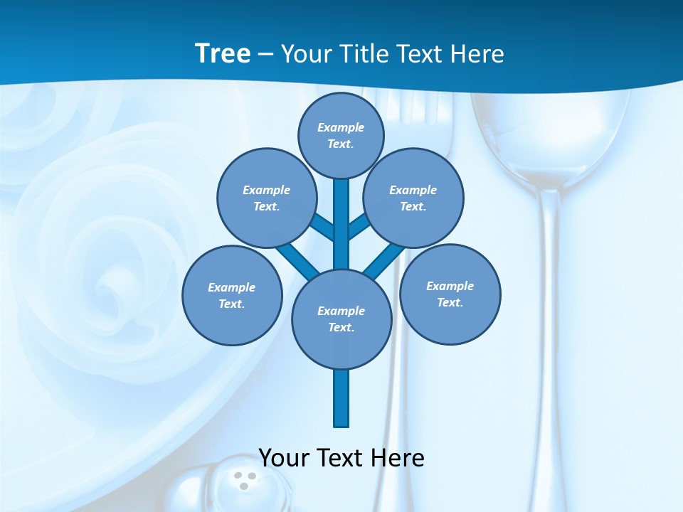 Table Fork Shaker PowerPoint Template