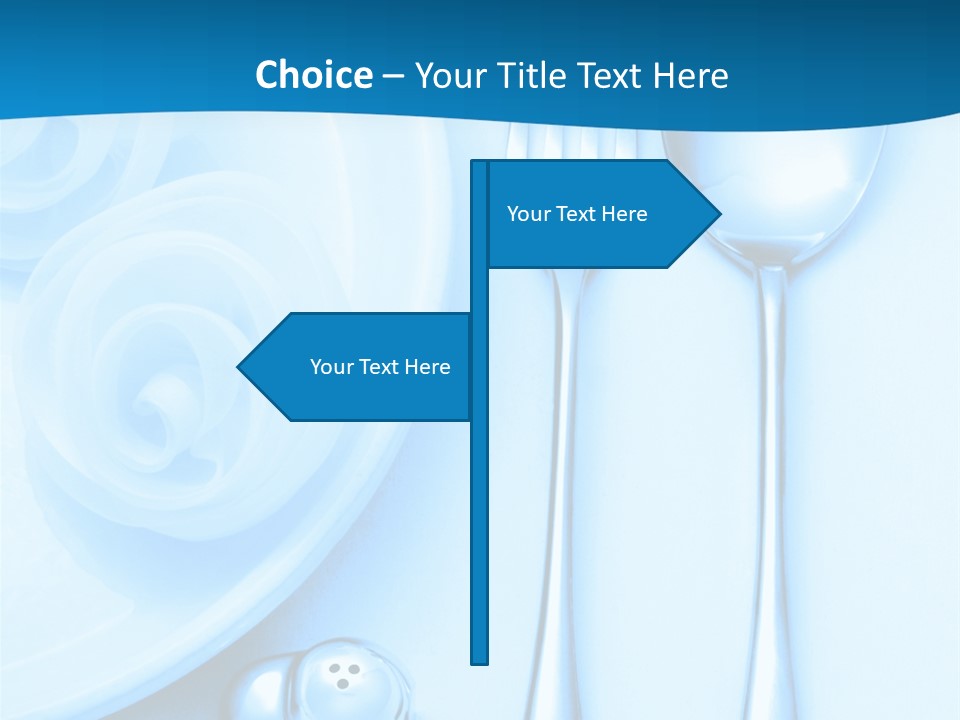 Table Fork Shaker PowerPoint Template