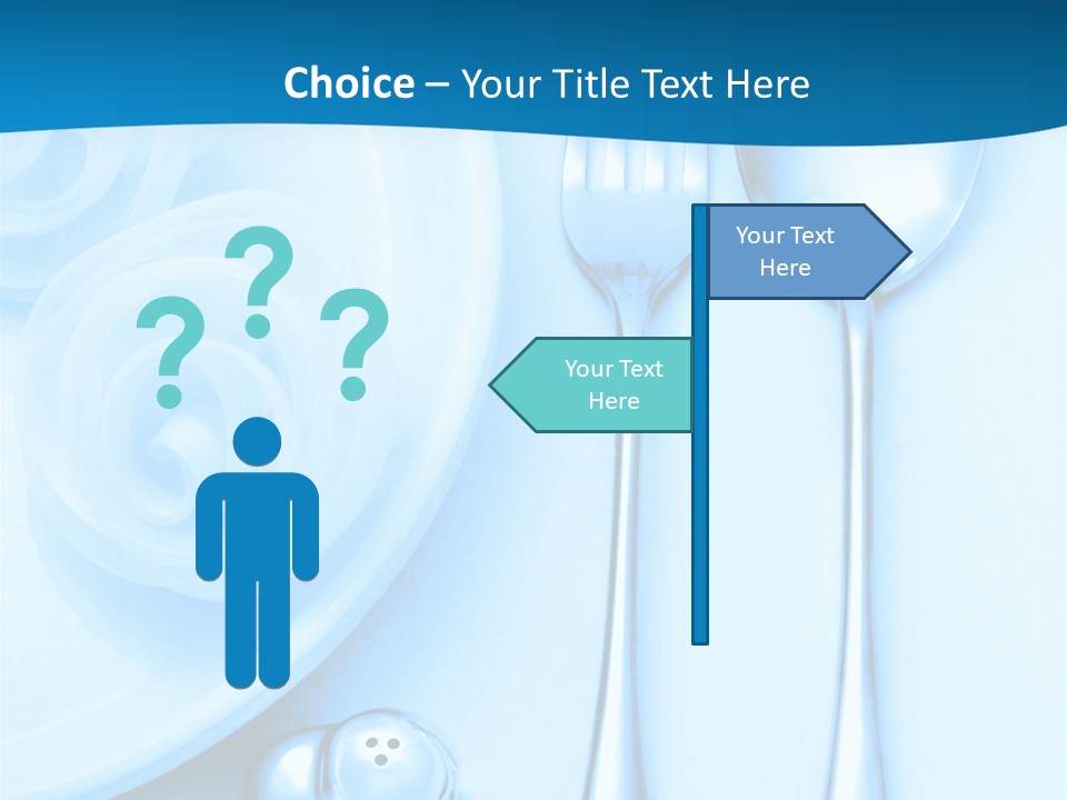 Table Fork Shaker PowerPoint Template