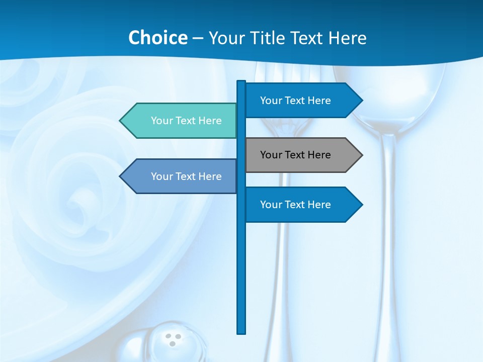 Table Fork Shaker PowerPoint Template