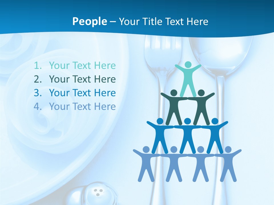 Table Fork Shaker PowerPoint Template