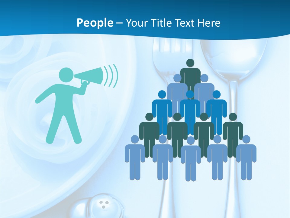 Table Fork Shaker PowerPoint Template