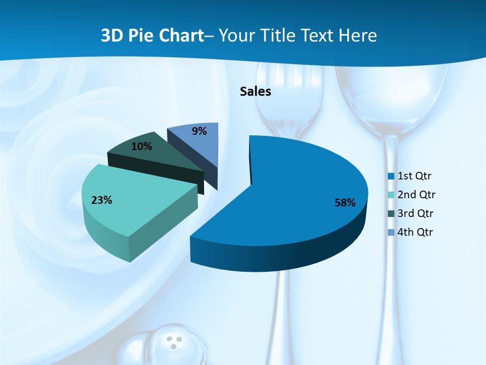 Table Fork Shaker PowerPoint Template