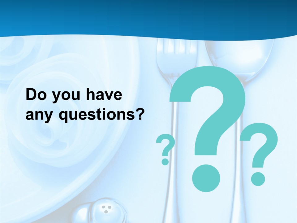 Table Fork Shaker PowerPoint Template