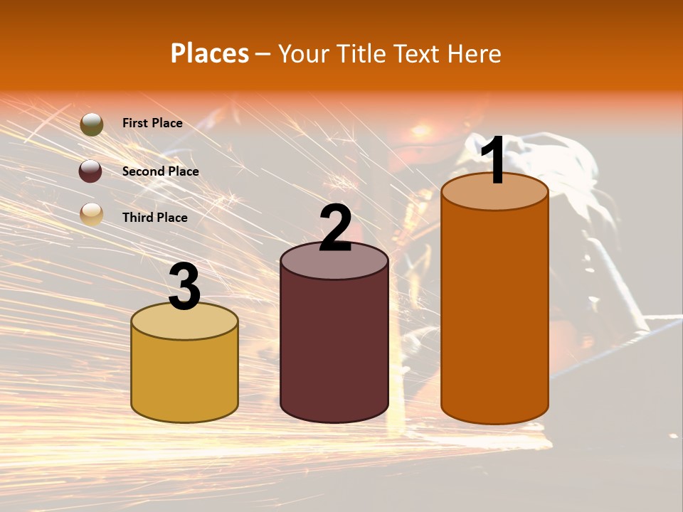 Arc Manufacture Fire PowerPoint Template