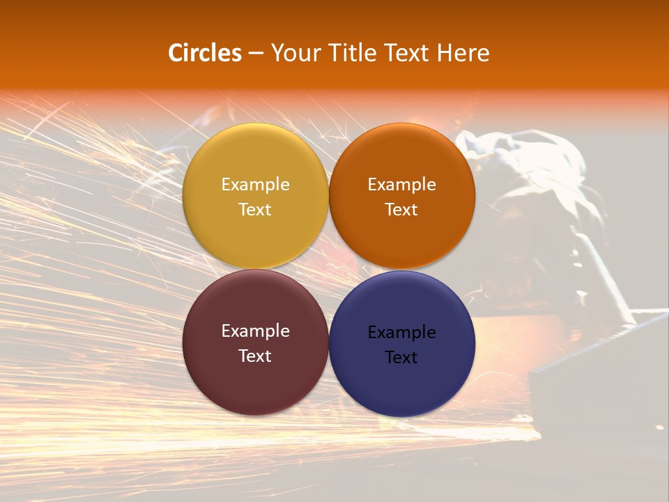 Arc Manufacture Fire PowerPoint Template